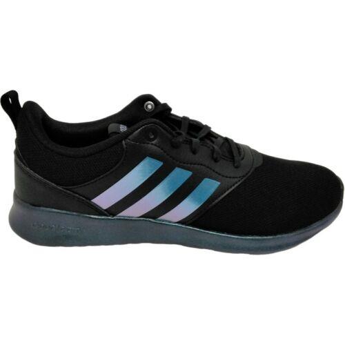 Adidas QT Racer 2.0- Women`s Size 8 - Running Shoes- Black and Blue
