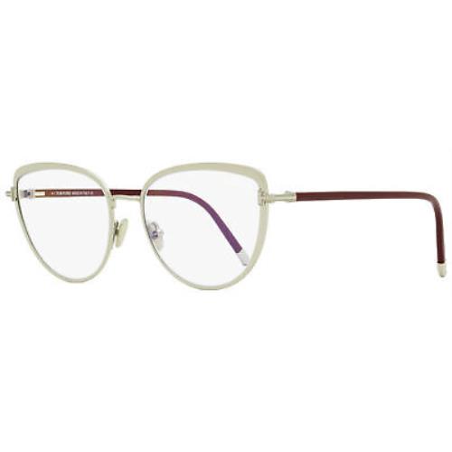 Tom Ford Blue Block Eyeglasses TF5741B 016 Palladium/burgundy 55mm FT5741