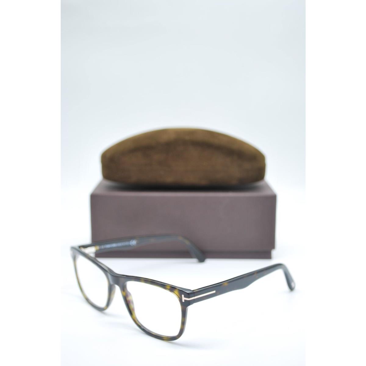 Tom Ford TF 5662-B 052 Havana Blue Block Eyeglasses Frames 54-18 - Tom Ford  eyeglasses - 889214137302 | Fash Brands