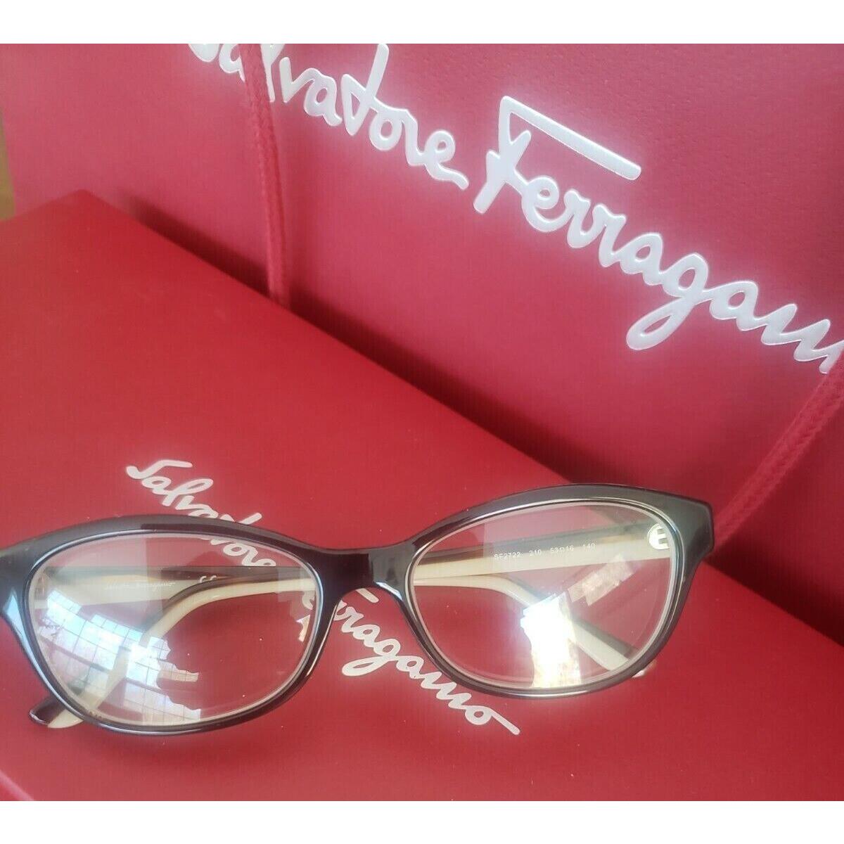 Salvatore Ferragamo SF 2722 210 Brown Eyeglasses RX 53-16