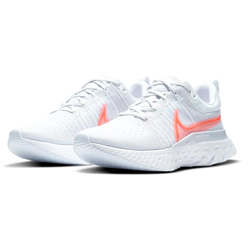 Nike React Infinity Run FK 2 Womens Size 11 Sneaker Shoes CT2423 004 Sunset - Orange