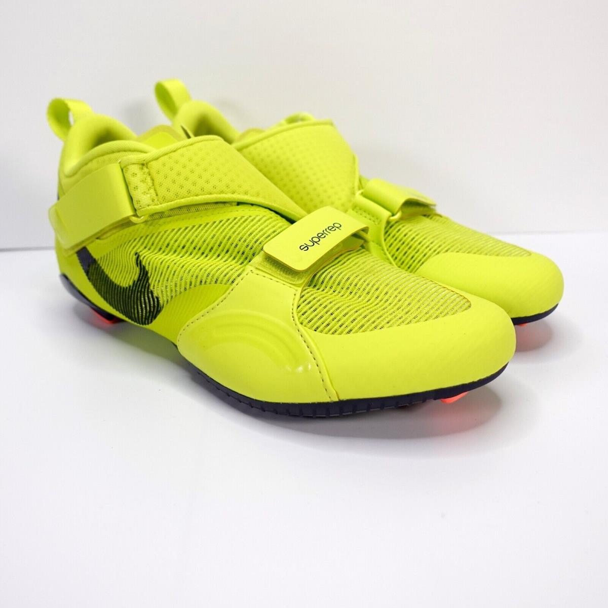 Nike Superrep Cycle Indoor Cycling Shoe Neon Yellow Mens Size 8 CW2191-348 | 194498180976 - Nike shoes Superrep Cycle Yellow , Cyber/Blackened Blue Manufacturer | SporTipTop