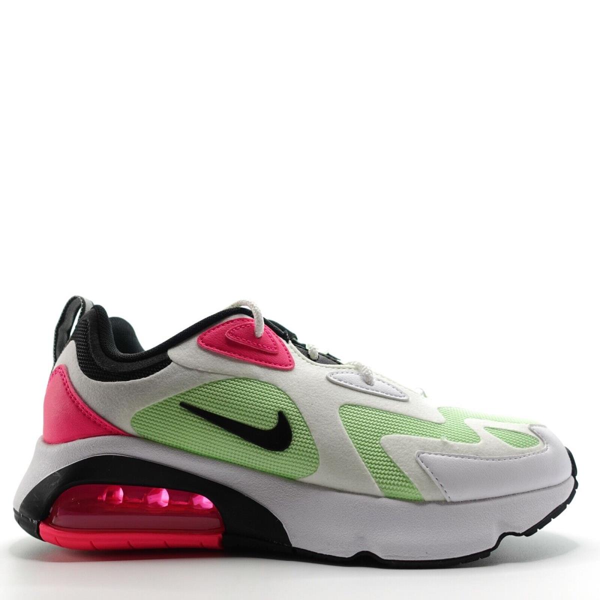 Nike Air Max 200 Women`s Sneakers Shoes Size 7.5 White Hyper Pink CJ0629-100