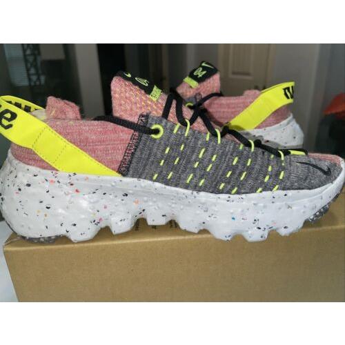 Nike shoes Space Hippie - Lemon Venom/Black/Lt Artic Pink 0