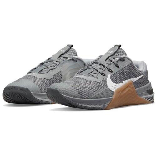 Nike Metcon 7 Mens Size 7.5 Shoes CZ8281 011 Particle Grey White Gum