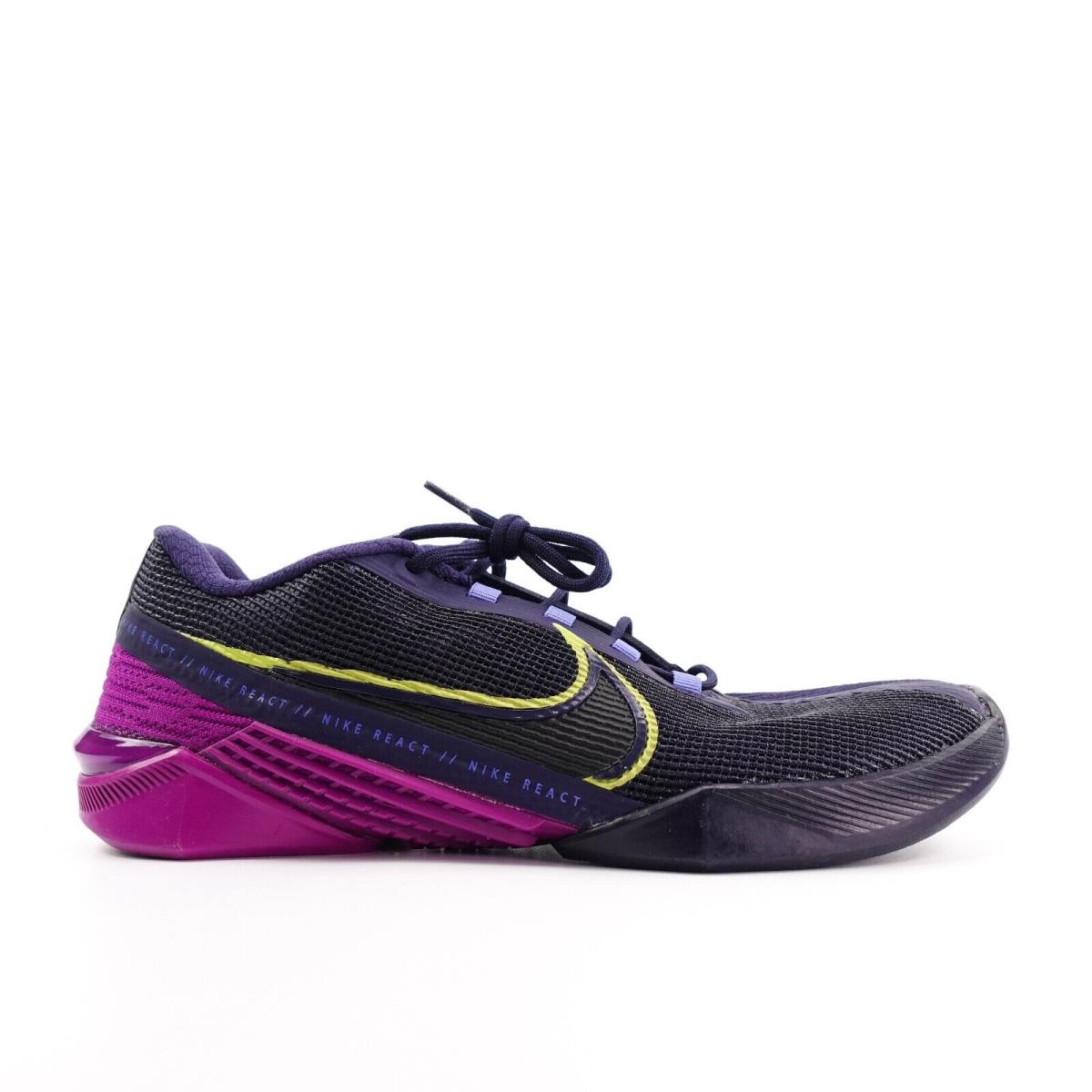 Nike Women`s React Metcon Turbo Blue Purple Training Shoes CT1249 400 Size 8