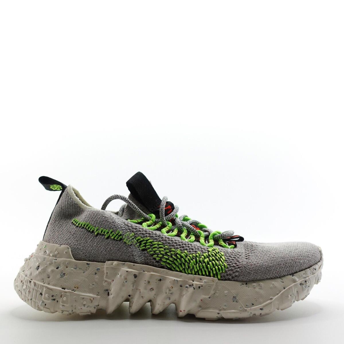 Mens Nike Space Hippie 01 Running Shoes Size 7.5 Grey Green DJ3056-004 Womens 9