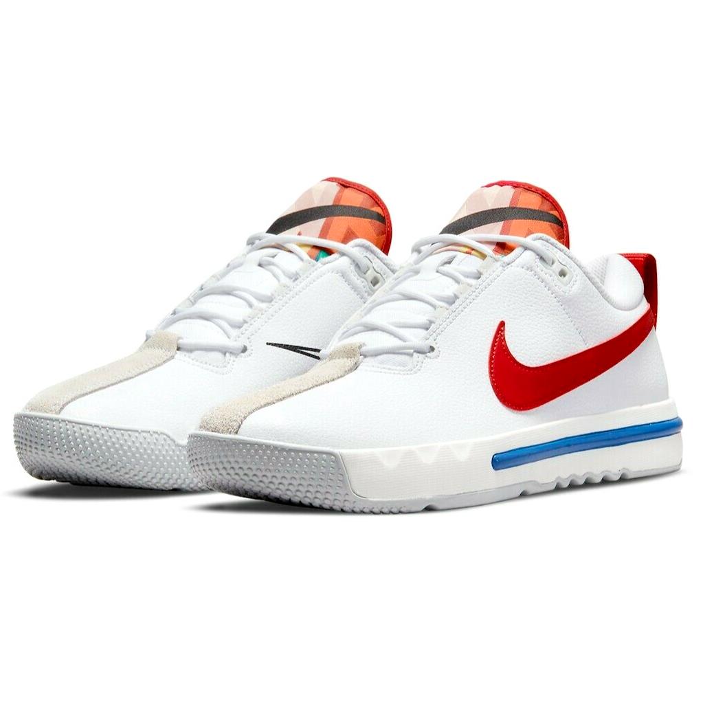 Nike Air Sesh Mens Size 6.5 Sneaker Dance Shoes DD3680 100 White Varsity Red