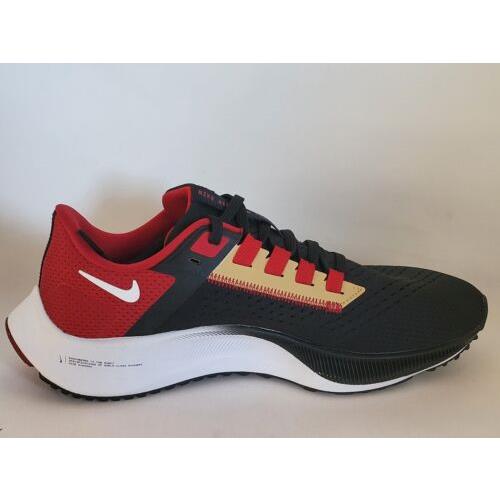 Nike Air Zoom Pegasus 38 San Francisco 49ers Running Shoes DJ0810-001 Mens 11. 5