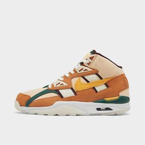Men`s Nike Air Trainer SC High Casual Shoes DO6696 700 Green/brown/cider SZ 6.5