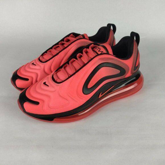 Nike Air Max 720 University Red Black Men`s 8/Wm 9.5 Athletic Shoes AO2924 600