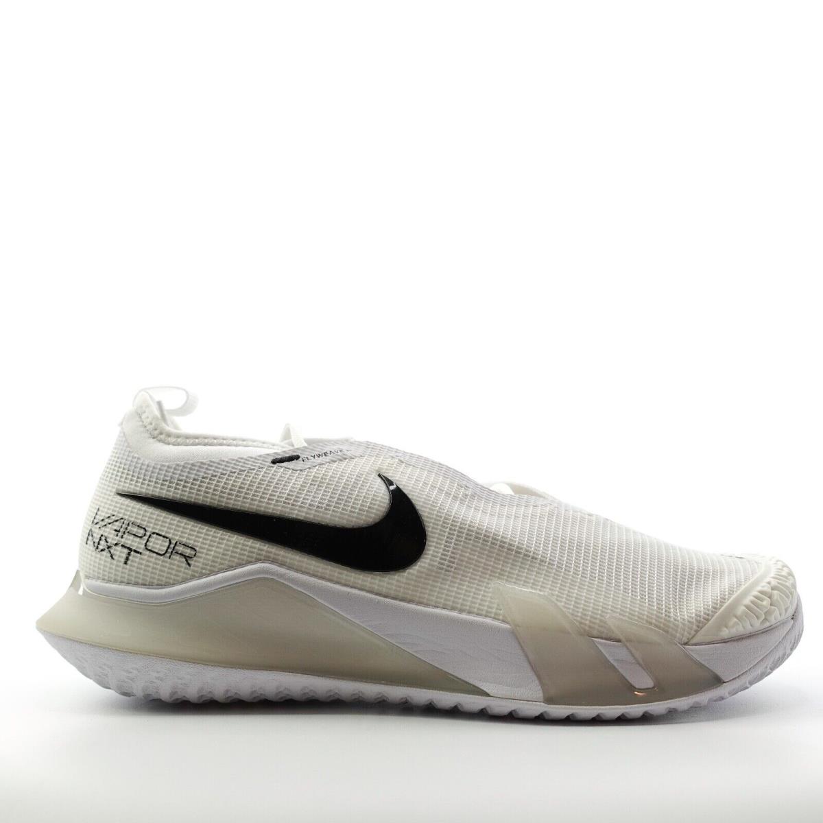 Nike React Vapor Nxt HC Tennis Shoe White Black Wimbledon CV0724-101 Mens 13