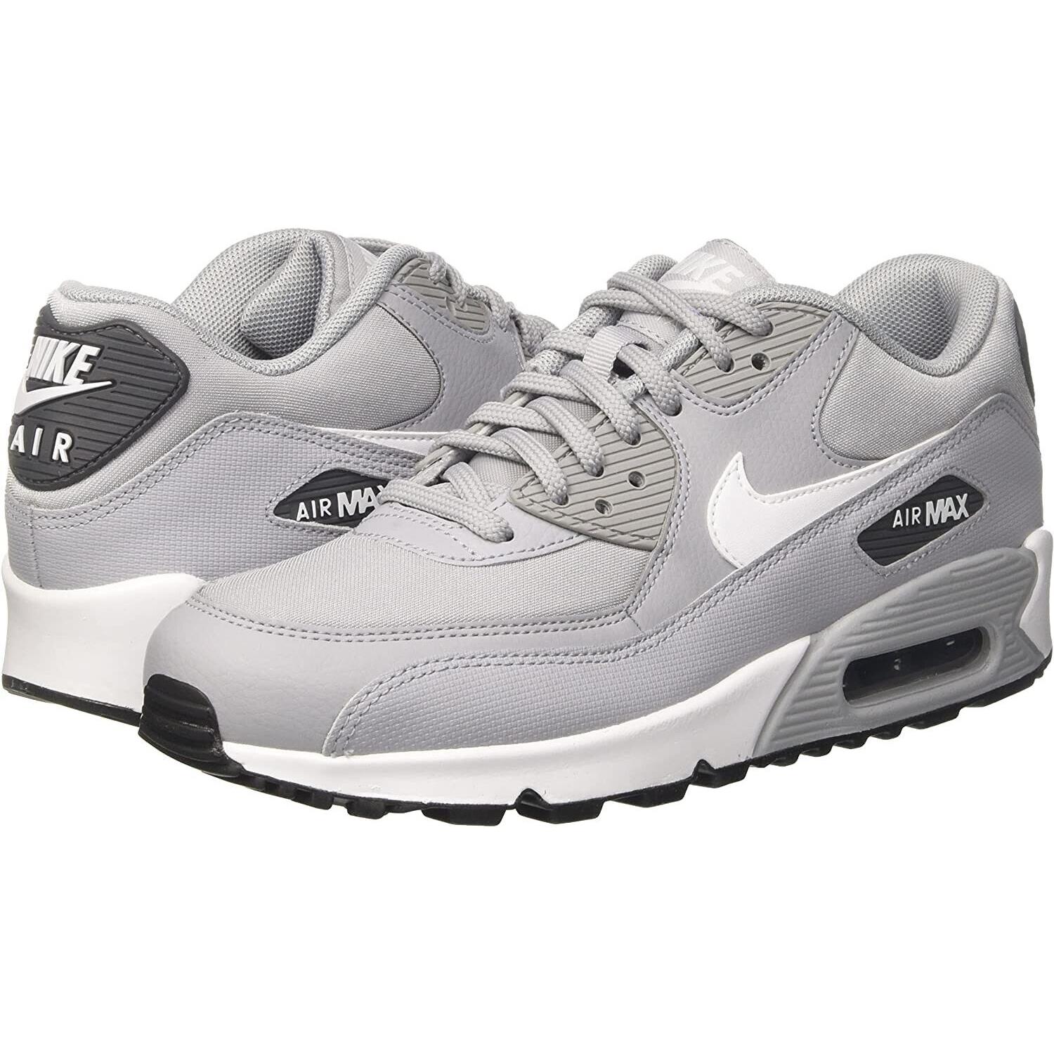 Nike Women`s 11 Air Max 90 Sneakers Gray/white/black Athletic Shoes