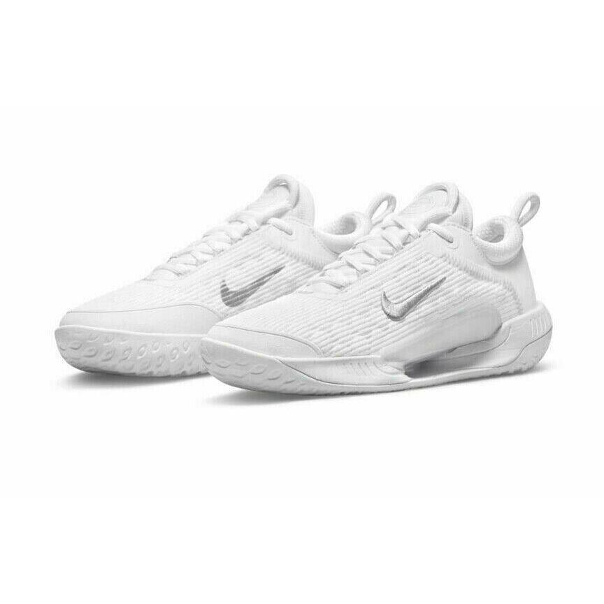 Nike Court Zoom Nxt Women`s SZ 7 Court Tennis Shoes White DH0222 101