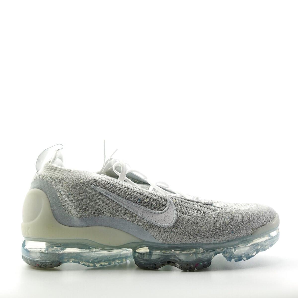 Nike Vapormax 2021 FK White Platinum Womens Size 12 Shoes DC4112-100 Mens 10.5