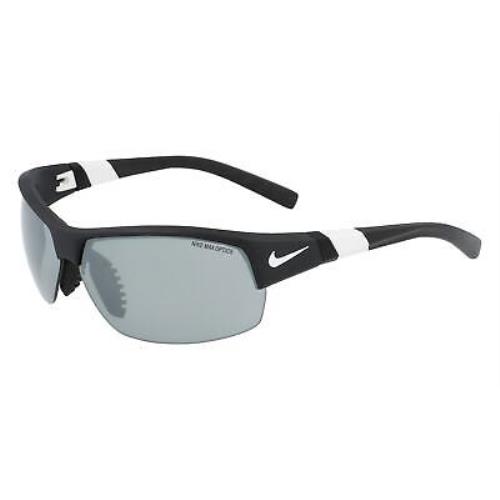 Nike NIKE-SHOW-X2-DJ9939-010-69 Matte Black/white/grey-silver Sunglasses