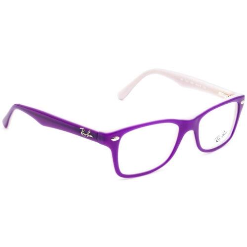 Ray-ban Kids` Eyeglasses RB 1531 3591 Purple on White Square Frame 46 16 125