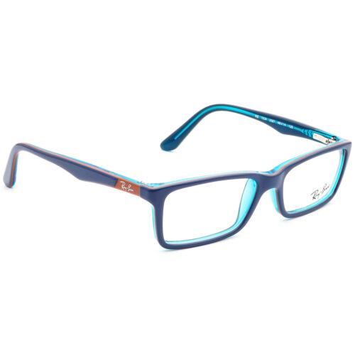 Ray-ban Kids` Eyeglasses RB 1534 3587 Blue Rectangular Frame 46 14 125