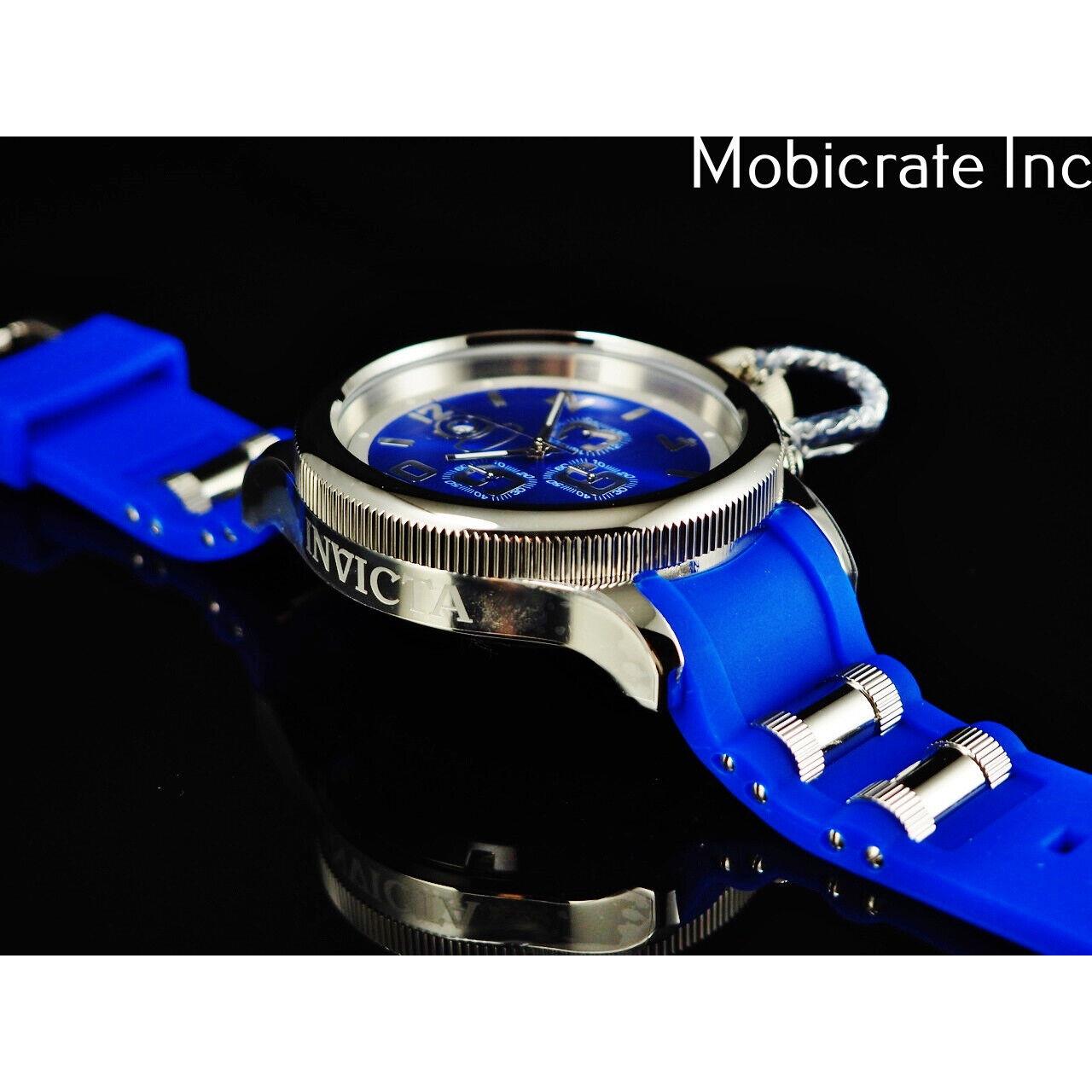 Invicta watch Russian Diver - Blue Dial, Blue Band, Silver Bezel