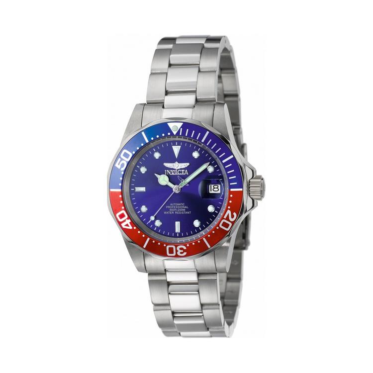 Invicta Men`s Watch Pro Diver Automatic Silver Stainless Steel Bracelet
