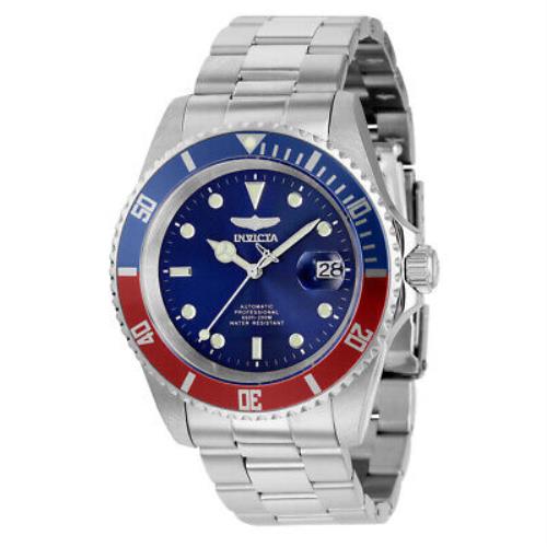 Invicta Pro Diver Automatic Blue Dial Pepsi Bezel Men`s Watch 5053OBXL