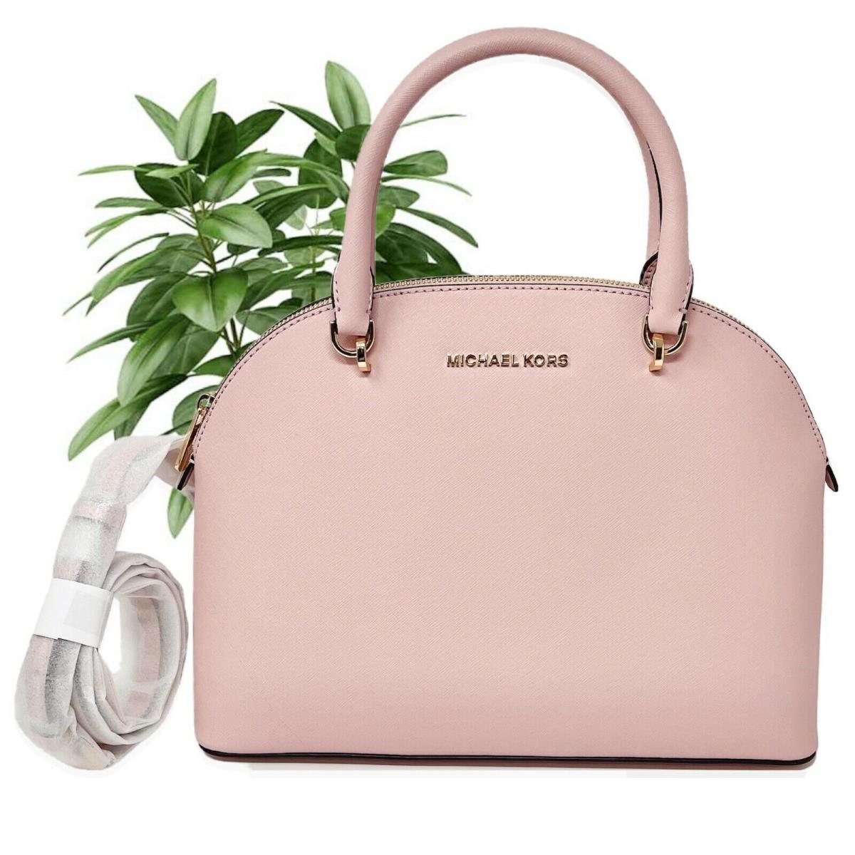 Michael Kors Emmy Large Dome Satchel in Blossom, 192877715429 - Michael  Kors bag Dome - Blossom Exterior