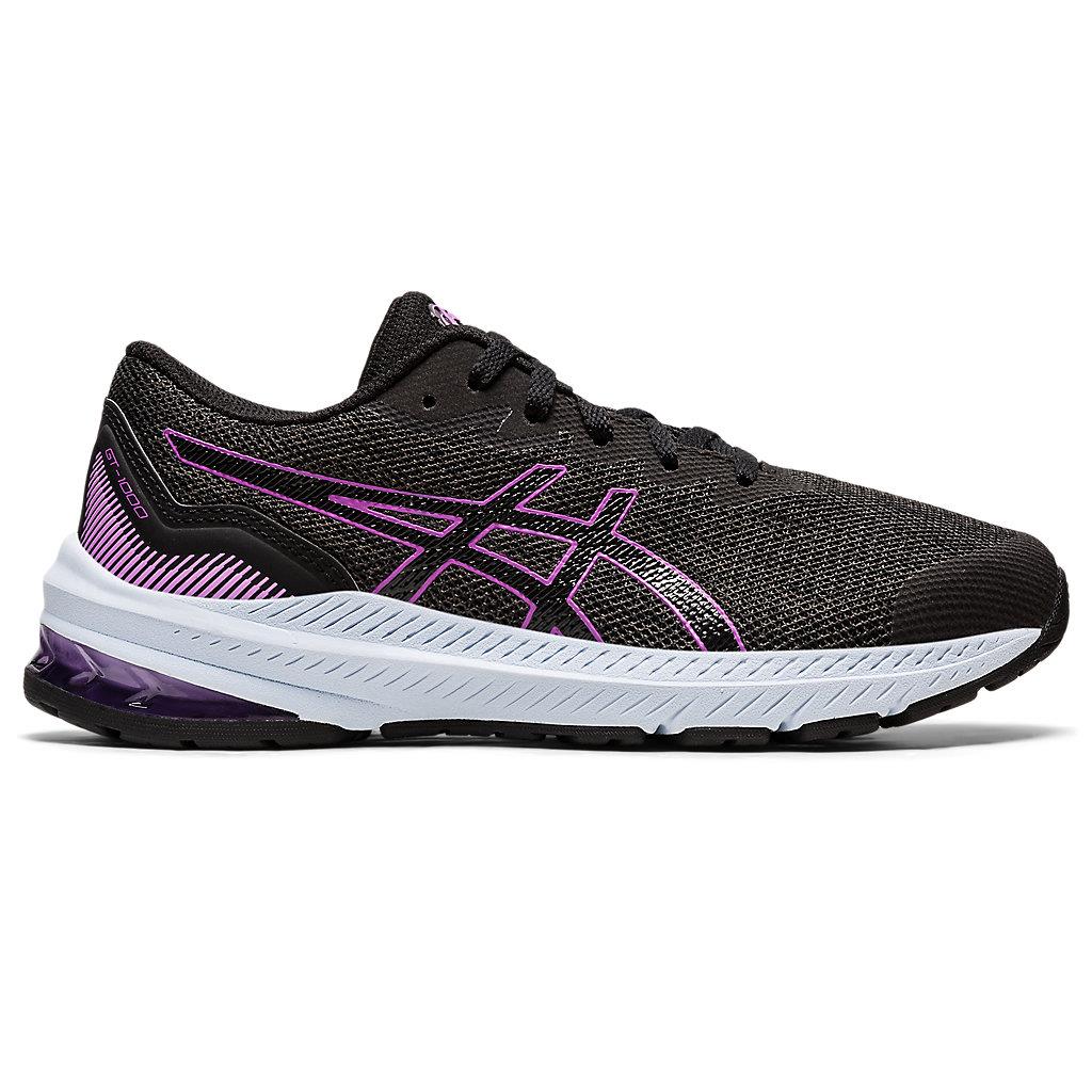 Asics Kid`s GT-1000 11 GS Running Shoes 1014A237 GRAPHITE GREY/ORCHID