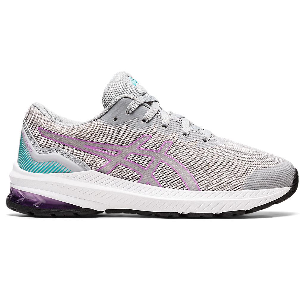 Asics Kid`s GT-1000 11 GS Running Shoes 1014A237 PIEDMONT GREY/LAVENDER GLOW