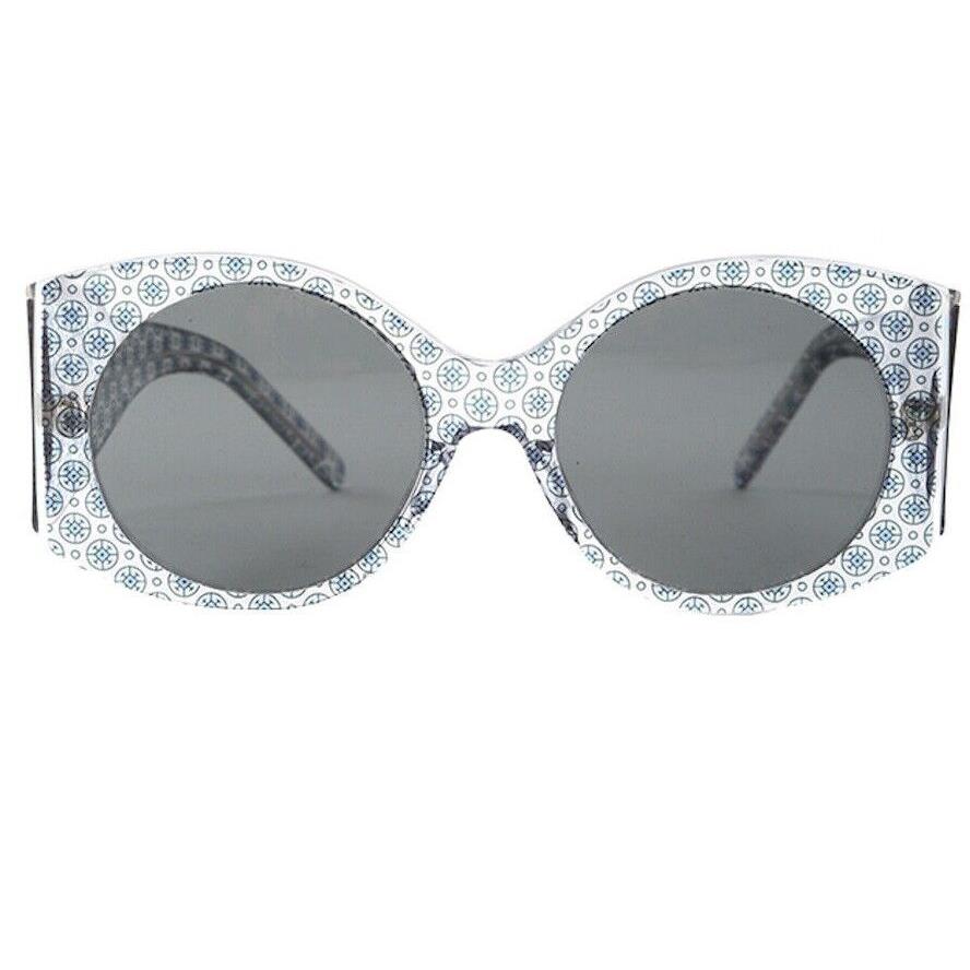 Stella Mccartney SM4035-2049/87 Clear Blue Flowers / Grey Tinted Sunglasses
