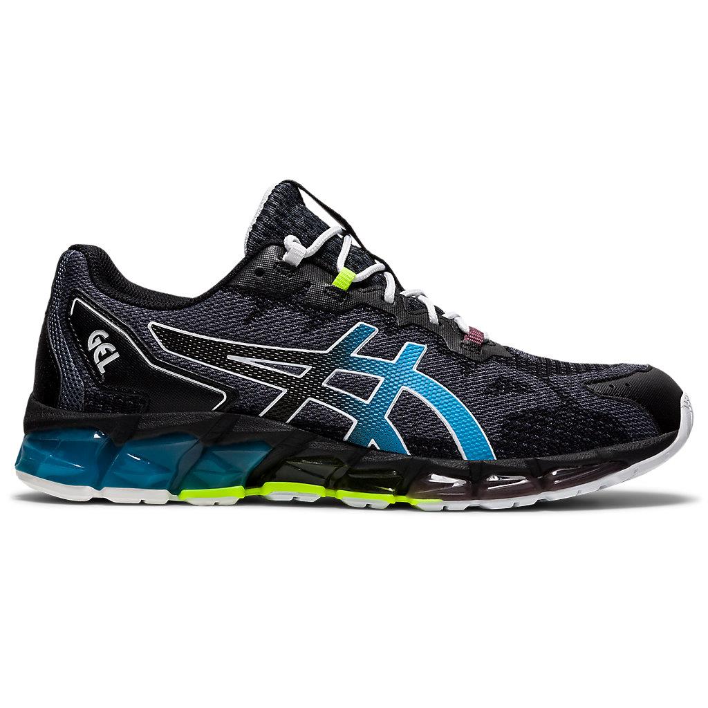 Asics Men`s Gel-quantum 360 6 Sportstyle Shoes 1201A062 BLACK/AIZURI BLUE