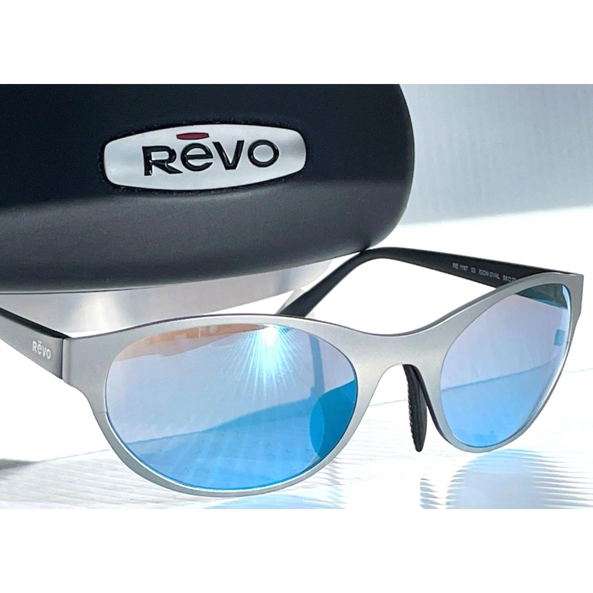 Revo Icon Chrome Polarized Photochromic Blue Lens Sunglass 1197 03 Blp