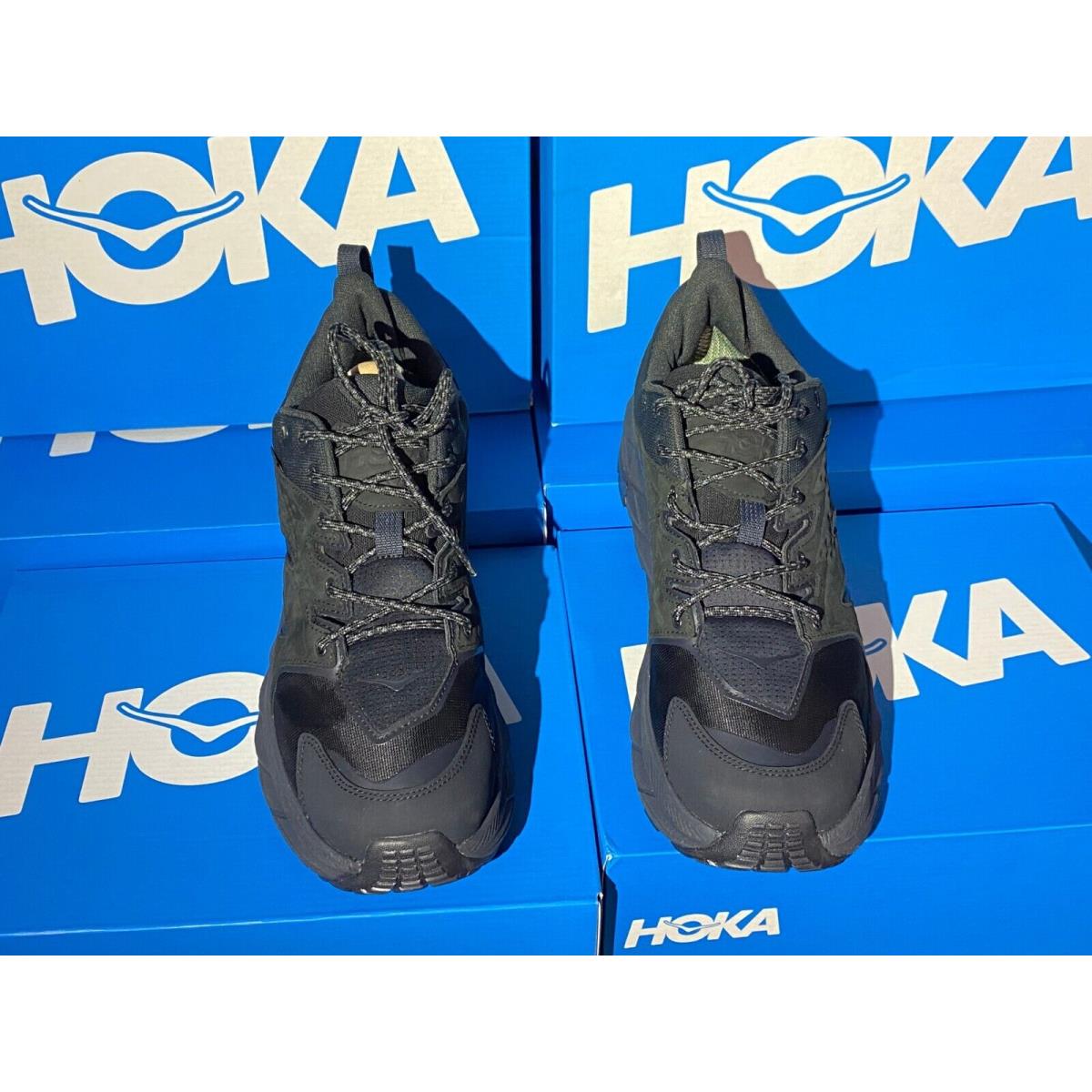 Hoka One One Anacapa Low Gtx Men`s Shoes 1122017 Black/black