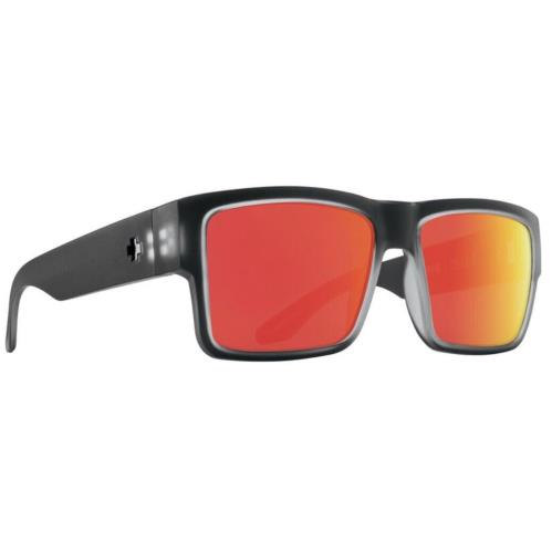 Spy Optic Cyrus Sunglasses - Matte Black Ice / Happy Gray Green Polar Red Spectr