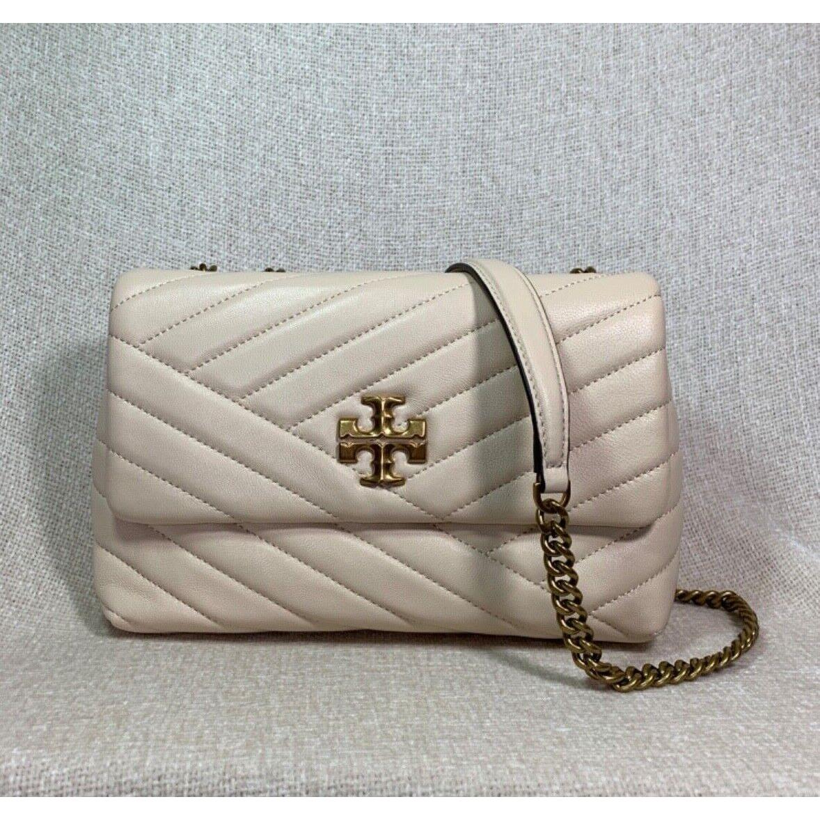 Tory Burch Cream Small Kira Chevron Convertible Shoulder Bag