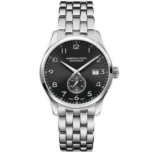 Hamilton Men`s Watch Jazzmaster Automatic Black Dial Silver Bracelet H42515135