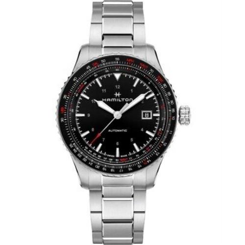 Hamilton Khaki Aviation Converter Auto Black Dial Men`s Watch H76615130