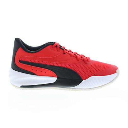 puma red canvas shoes