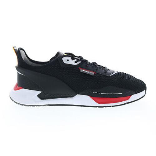 Puma Scuderia Ferrari Lonspeed Mens Black Canvas Motorsport Sneakers Shoes