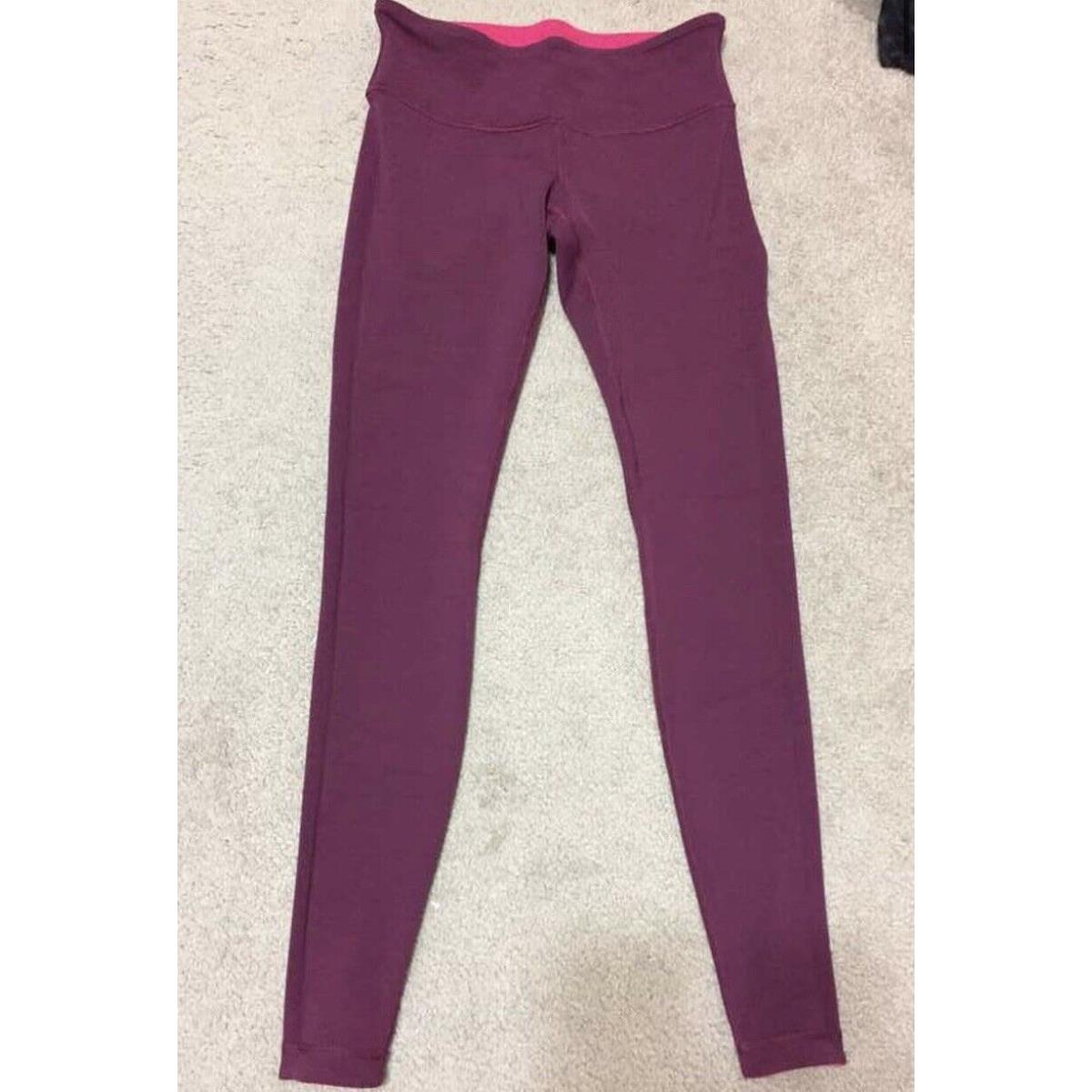 Lululemon Wunder Under Pant Iii Rvs MR Size 12 Boom Juice/ Red Grape