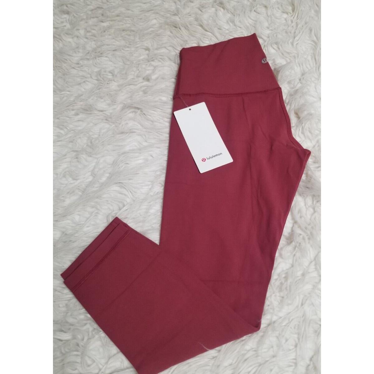 Lululemon Size 8 Align High Rise 23 Mulled Wine Mlwi Pant Nulu