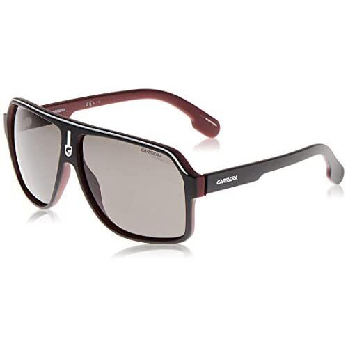 Carrera Men`s 1001/S Matte Black Polarized Square Sunglasses