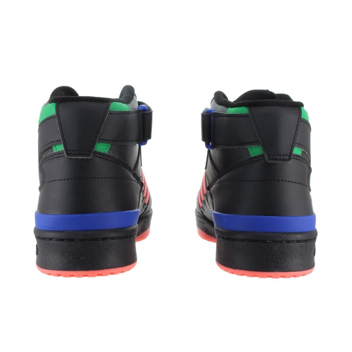 Adidas shoes Originals Forum Mid - Core Black, Bold Blue 3