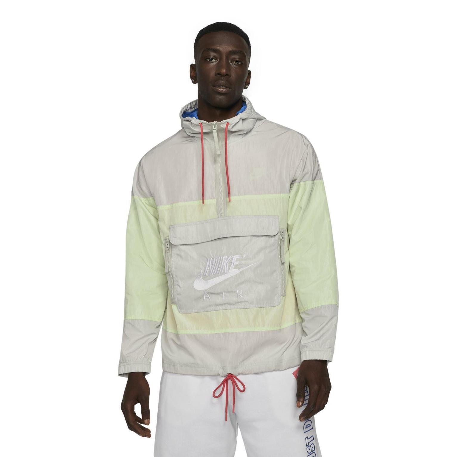 Nike Air Men`s Sportswear Unlined Anorak Hooded Jacket DD6406-072