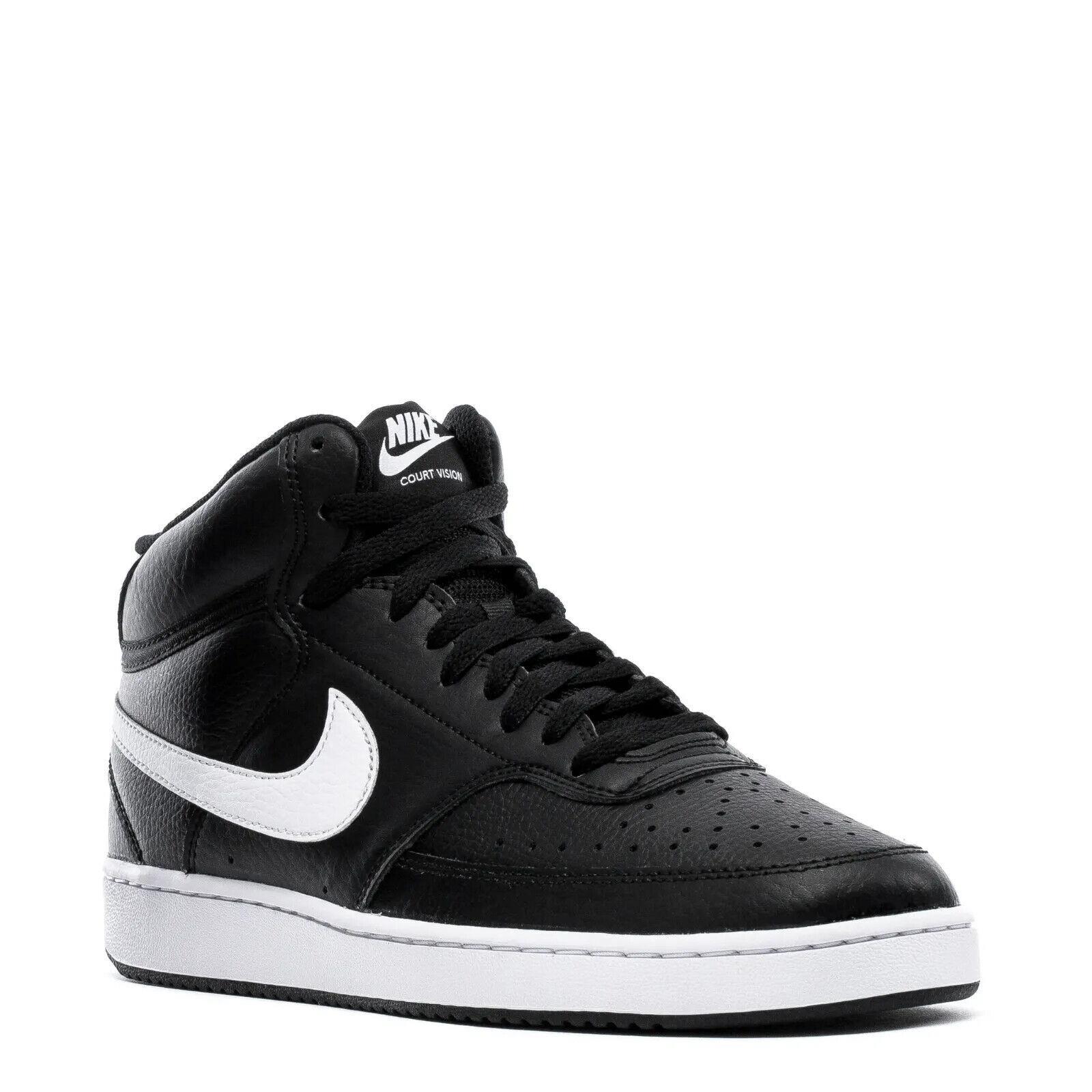 Nike shoes Court Vision Mid - White & Black 3