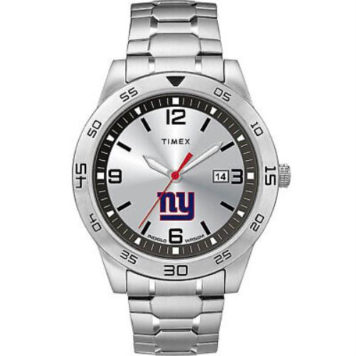 Timex Men`s Men`s Citation Giants Silver Analog Watch Timepiece Active