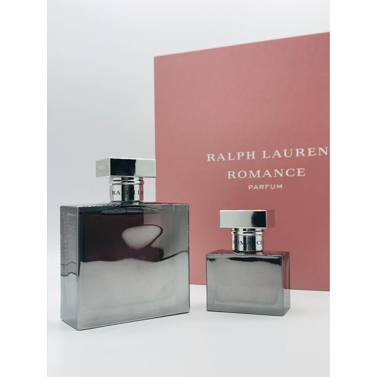 Ralph Lauren Romance Parfum Women 2pc Set Spray 3.4 oz and 1.0 oz