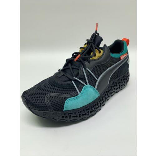 Puma Calibrate Restored Tron Sneakers Black Blue Running Shoes Men Sz 8