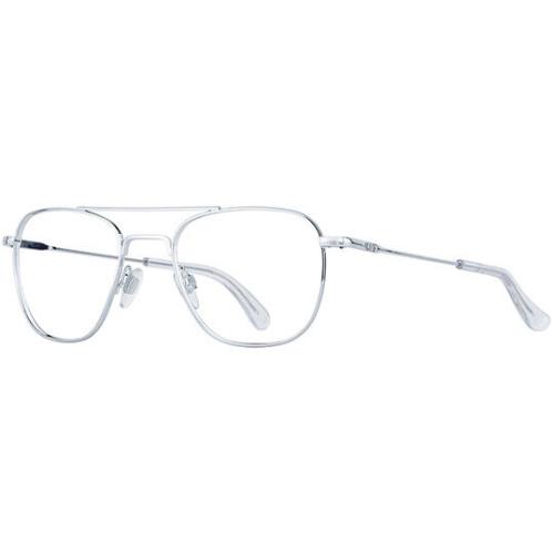 American Optical Pilot Men`s Eyeglass Frames Silver-Tone