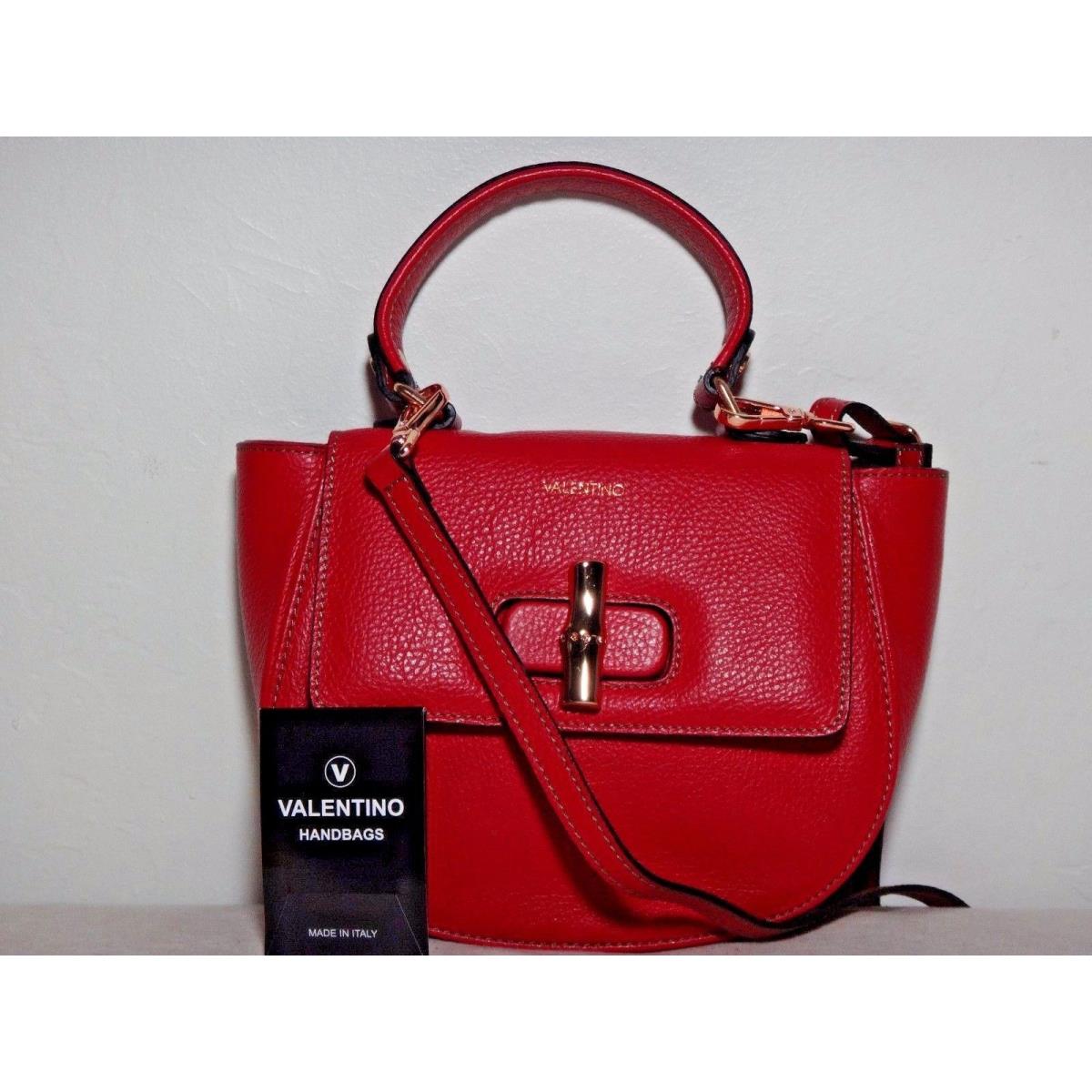 Valentino By Mario Valentino Clarissa Leather Crossbody Satchel Ciclamino