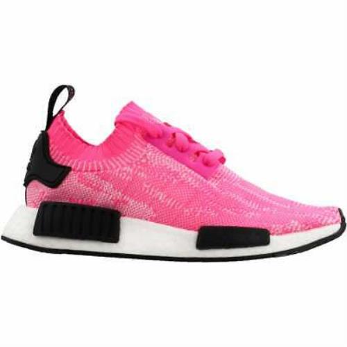 Adidas Nmd_R1 Primeknit Lace Up Womens Sneakers Shoes Casual - Pink - Size